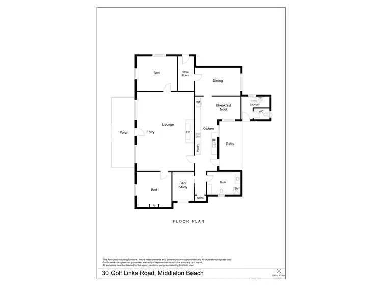 Floorplan of Homely house listing, 30 Golf Links Road, Middleton Beach WA 6330