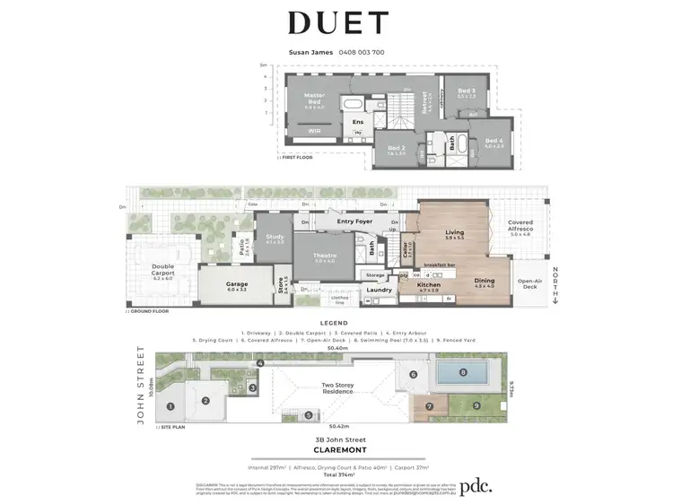 Floorplan of Homely house listing, 3B John Street, Claremont WA 6010
