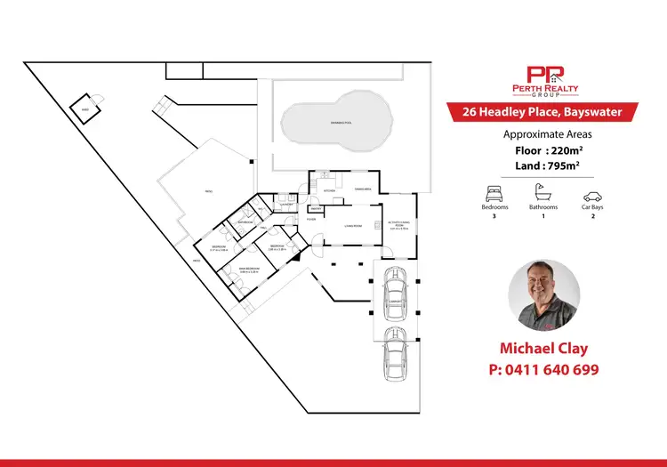 Floorplan of Homely house listing, 26 Headley Place, Bayswater WA 6053