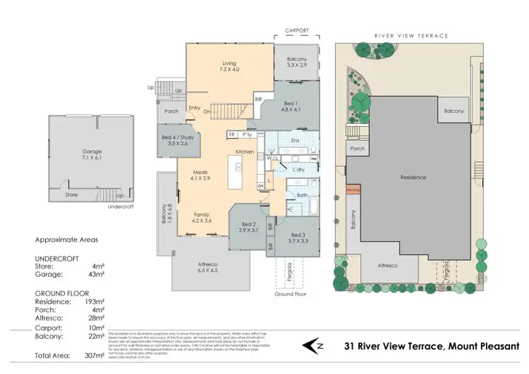 Floorplan of Homely house listing, 31 River View Terrace, Mount Pleasant WA 6153