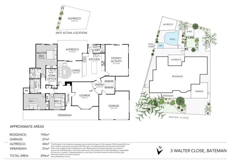 Floorplan of Homely house listing, 3 Walter Close, Bateman WA 6150