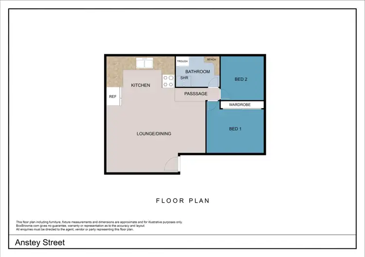 Floorplan of Homely unit listing, 8/3 Anstey Street, South Perth WA 6151