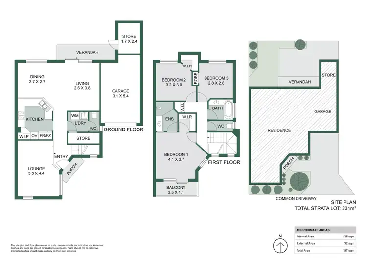 Floorplan of Homely house listing, 2/77 Colin Road, Scarborough WA 6019