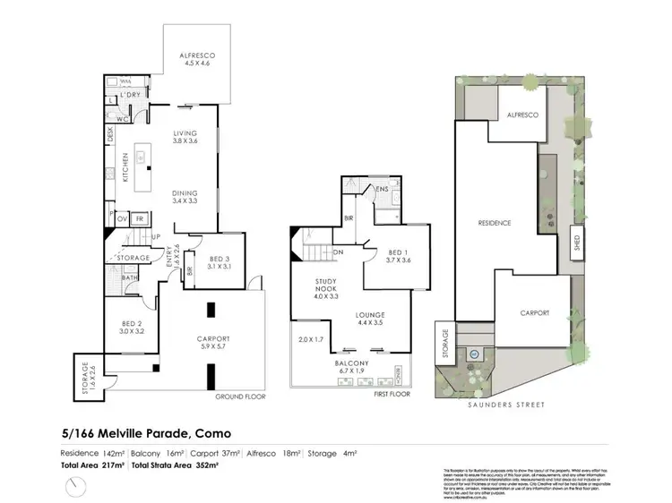 Floorplan of Homely townhouse listing, Address available on request