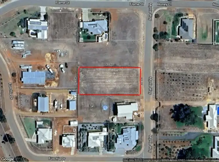 Floorplan of Homely land listing, Lot 20, Myrtle Way, Bindoon WA 6502