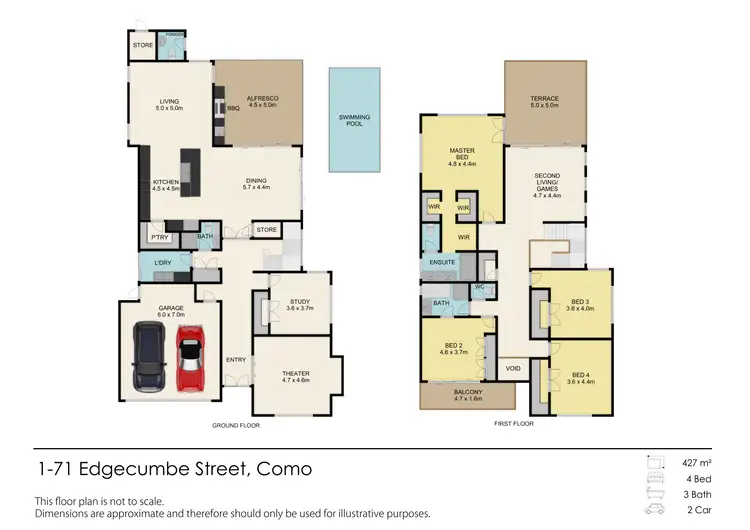 Floorplan of Homely house listing, A/71 Edgecumbe Street, Como WA 6152