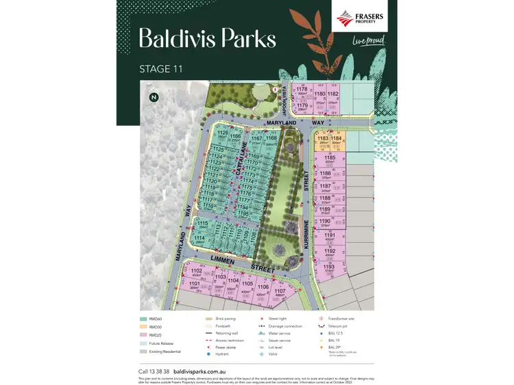 Floorplan of Homely land listing, Lot 1106, Limmen Street, Baldivis WA 6171