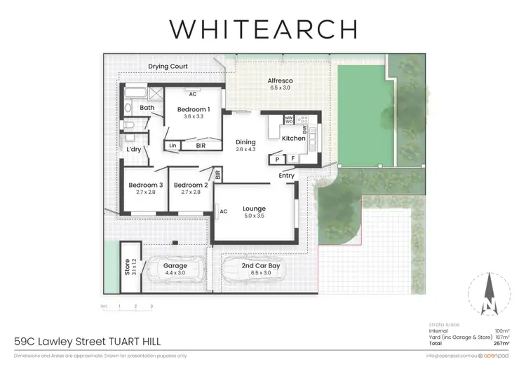 Floorplan of Homely villa listing, 59C Lawley Street, Tuart Hill WA 6060