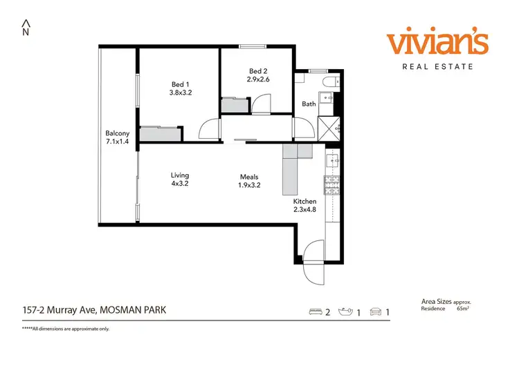 Floorplan of Homely apartment listing, 157/2 Murray Avenue, Mosman Park WA 6012