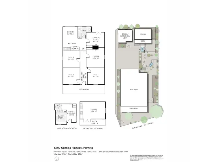 Floorplan of Homely house listing, 297 Canning Highway, Palmyra WA 6157