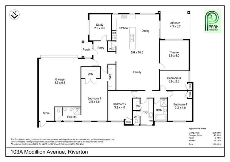 Floorplan of Homely house listing, 103A Modillion Ave, Riverton WA 6148