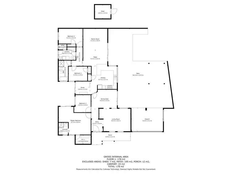 Floorplan of Homely house listing, 21 Murphy Way, Warnbro WA 6169