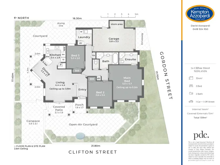 Floorplan of Homely house listing, 70 Clifton Street, Nedlands WA 6009