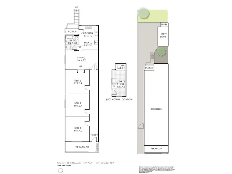 Floorplan of Homely house listing, 55 Solomon Street, Fremantle WA 6160