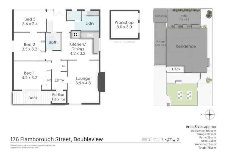 Floorplan of Homely house listing, 176 Flamborough Street, Doubleview WA 6018