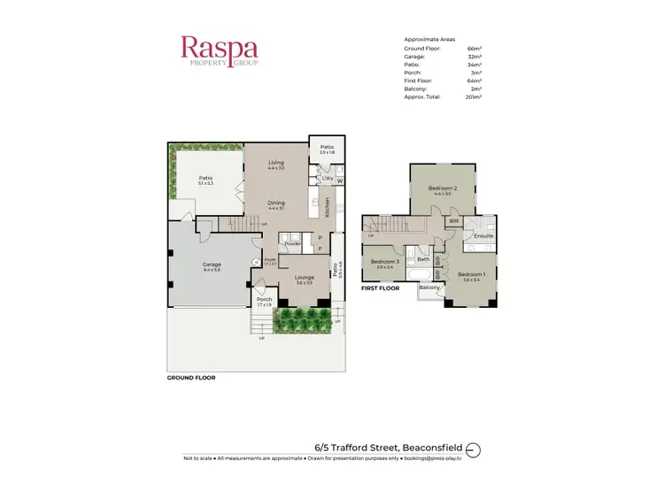 Floorplan of Homely townhouse listing, 6/5 Trafford Street, Beaconsfield WA 6162
