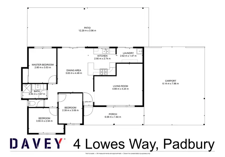 Floorplan of Homely house listing, 4 Lowes Way, Padbury WA 6025