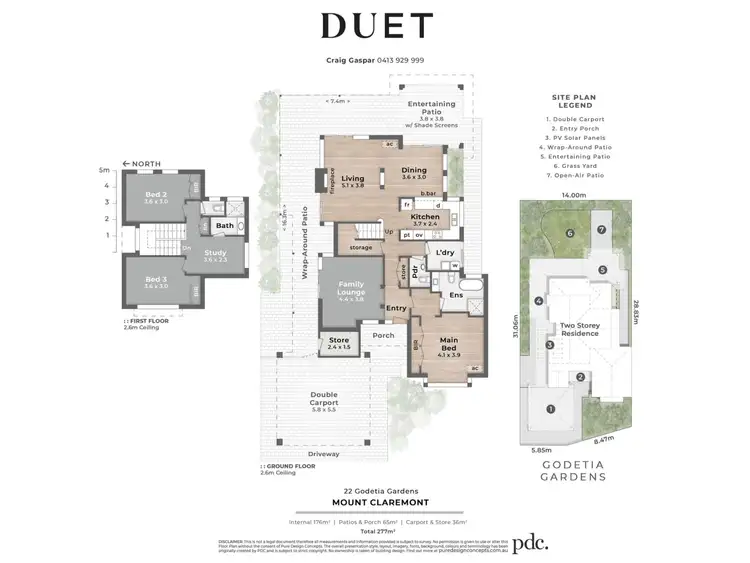 Floorplan of Homely house listing, 22 Godetia Gardens, Mount Claremont WA 6010