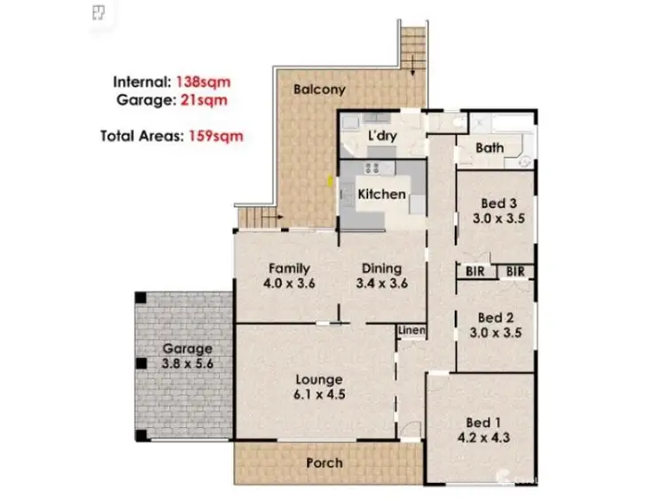 Floorplan of Homely house listing, 32 Joiner Street, Melville WA 6156