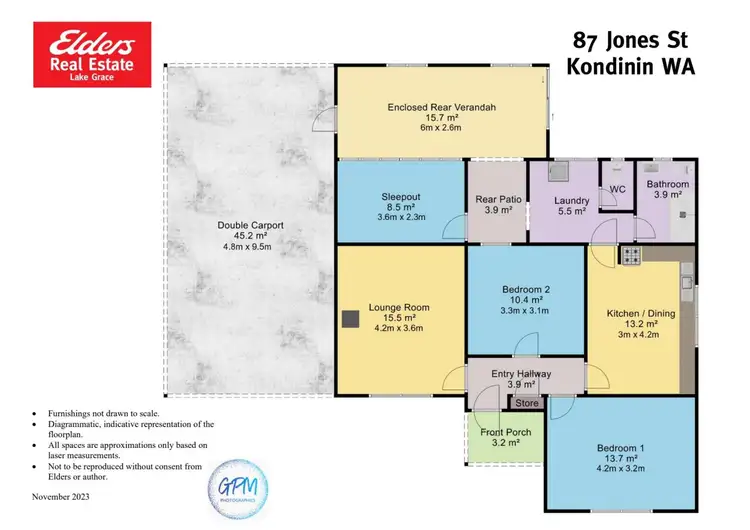 Floorplan of Homely house listing, 87 Jones Street, Kondinin WA 6367