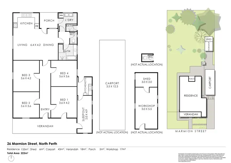 Floorplan of Homely house listing, 26 Marmion Street, North Perth WA 6006