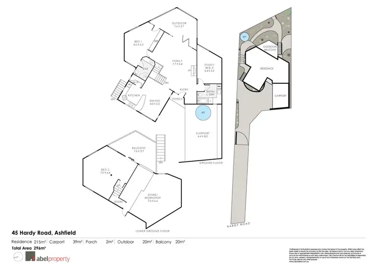 Floorplan of Homely house listing, 45 Hardy Road, Ashfield WA 6054