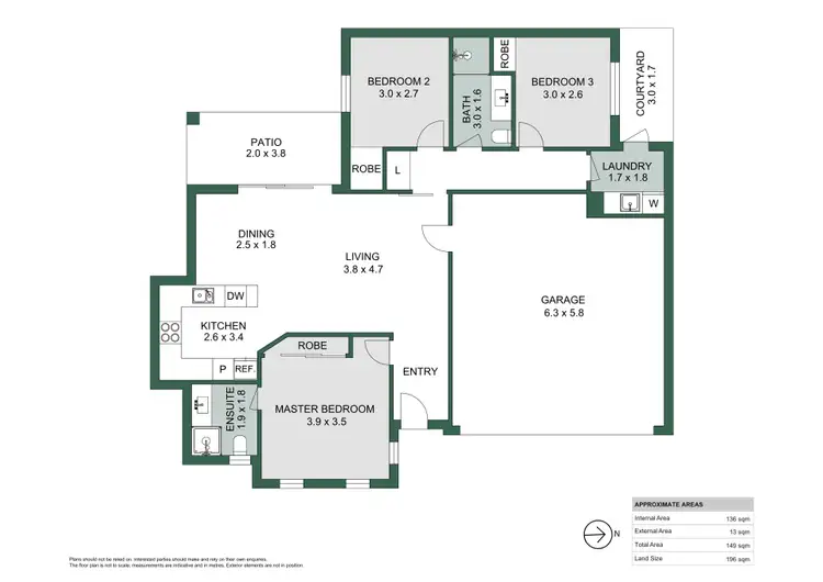Floorplan of Homely house listing, 21C Shaw Place, Innaloo WA 6018