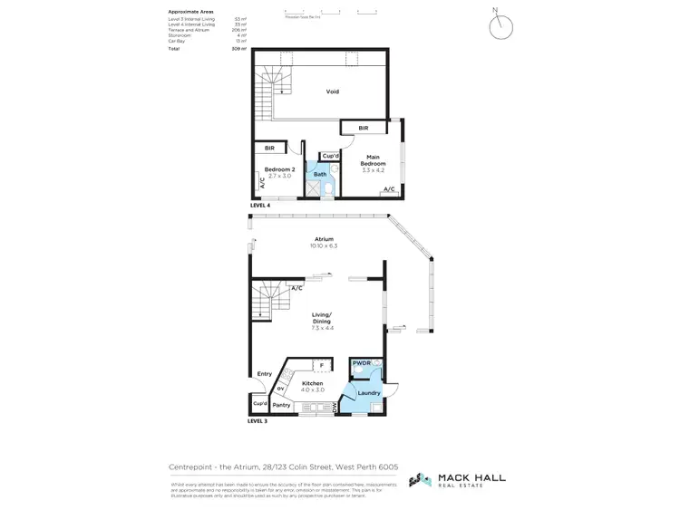 Floorplan of Homely apartment listing, 28/123 Colin Street, West Perth WA 6005