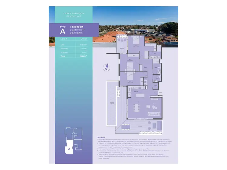 Floorplan of Homely apartment listing, 10/554 Canning Highway, Attadale WA 6156