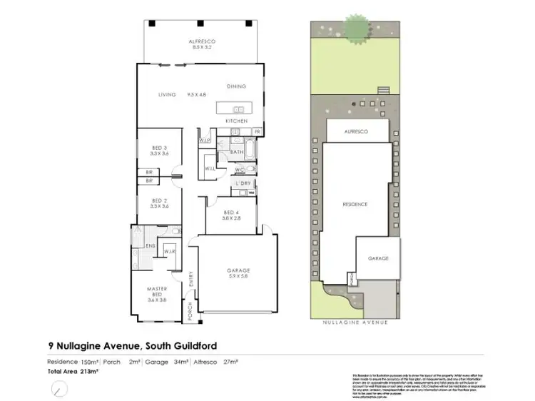 Floorplan of Homely house listing, 9 Nullagine Avenue, South Guildford WA 6055