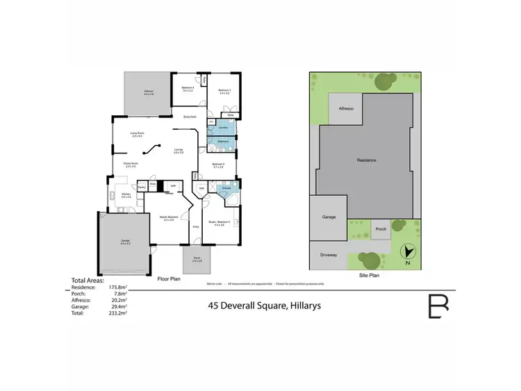 Floorplan of Homely house listing, 45 Deverall Square, Hillarys WA 6025