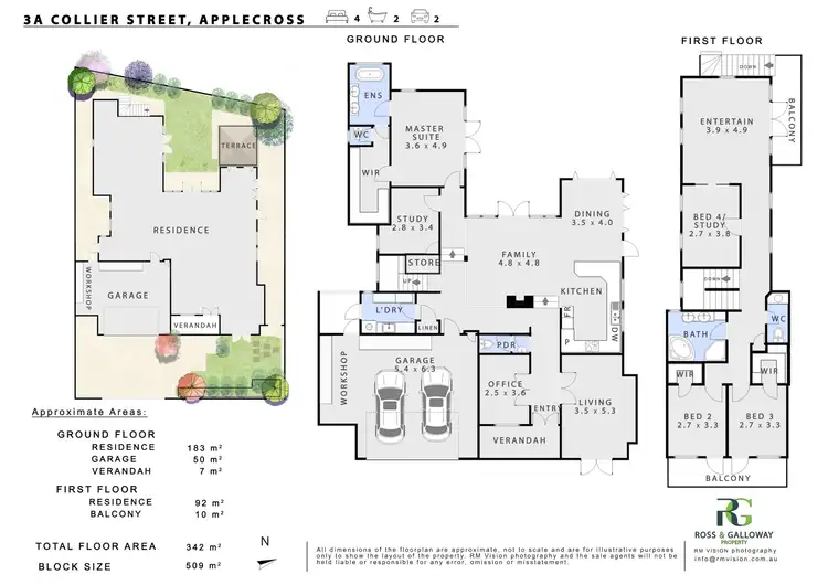 Floorplan of Homely house listing, 3A Collier Street, Applecross WA 6153