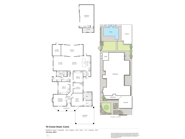 Floorplan of Homely house listing, 92 Comer Street, Como WA 6152