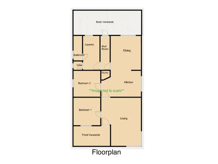 Floorplan of Homely house listing, 6 Forrest Street, Boyup Brook WA 6244