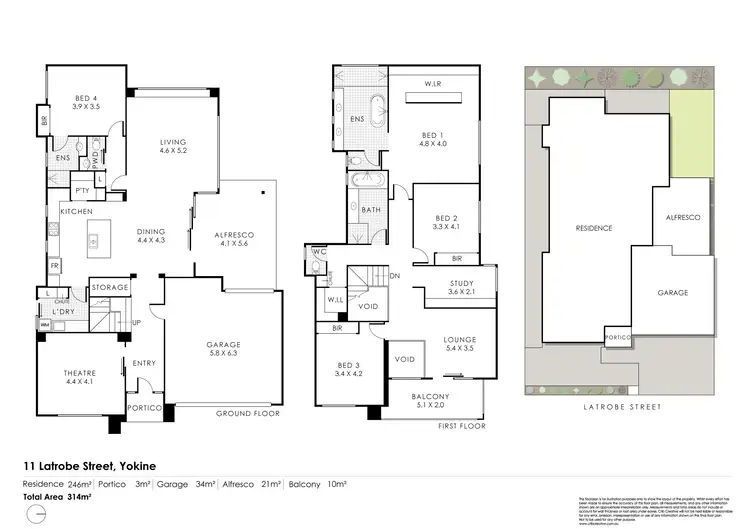 Floorplan of Homely house listing, 11 Latrobe Street, Yokine WA 6060
