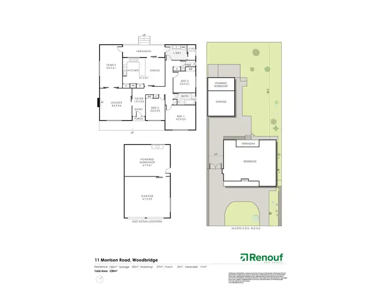 Floorplan of Homely house listing, 11 Morrison Road, Woodbridge WA 6056