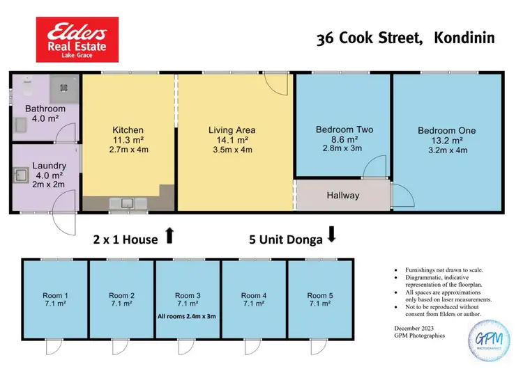 Floorplan of Homely house listing, 36 Cook Street, Kondinin WA 6367