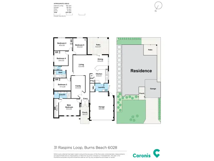 Floorplan of Homely house listing, 31 Raspins Loop, Burns Beach WA 6028