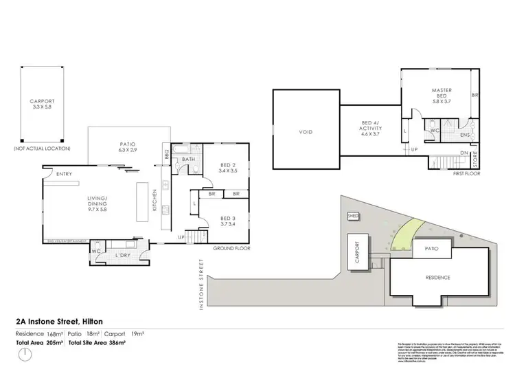 Floorplan of Homely house listing, 2B Instone Street, Hilton WA 6163