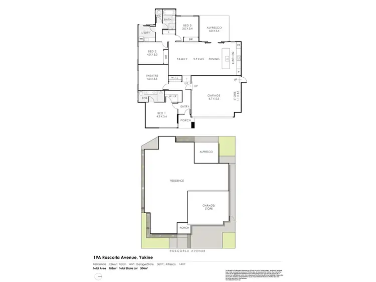 Floorplan of Homely house listing, 19 Roscorla Avenue, Yokine WA 6060