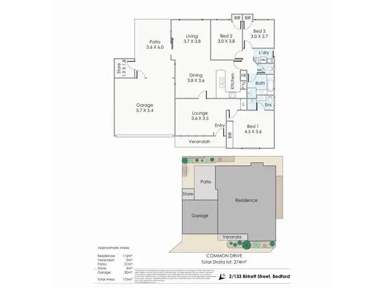 Floorplan of Homely house listing, 2/133 Birkett Street, Bedford WA 6052