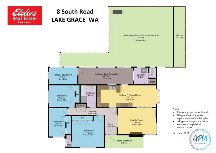 Floorplan of Homely house listing, 8 South Road, Lake Grace WA 6353
