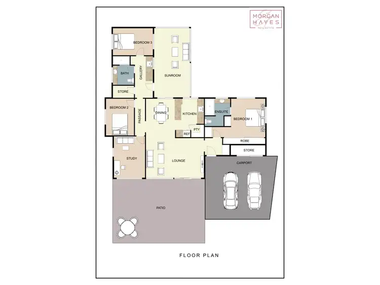 Floorplan of Homely house listing, 361 Riverton  Drive, Shelley WA 6148