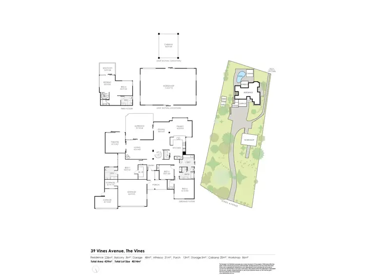 Floorplan of Homely house listing, 39 Vines Avenue, The Vines WA 6069