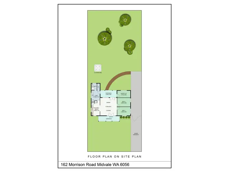 Floorplan of Homely house listing, 162 Morrison Road, Midvale WA 6056
