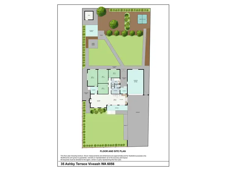 Floorplan of Homely house listing, 35 Ashby Terrace, Viveash WA 6056