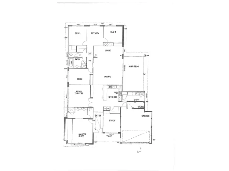 Floorplan of Homely house listing, 45 Mattingleys Approach, Burns Beach WA 6028