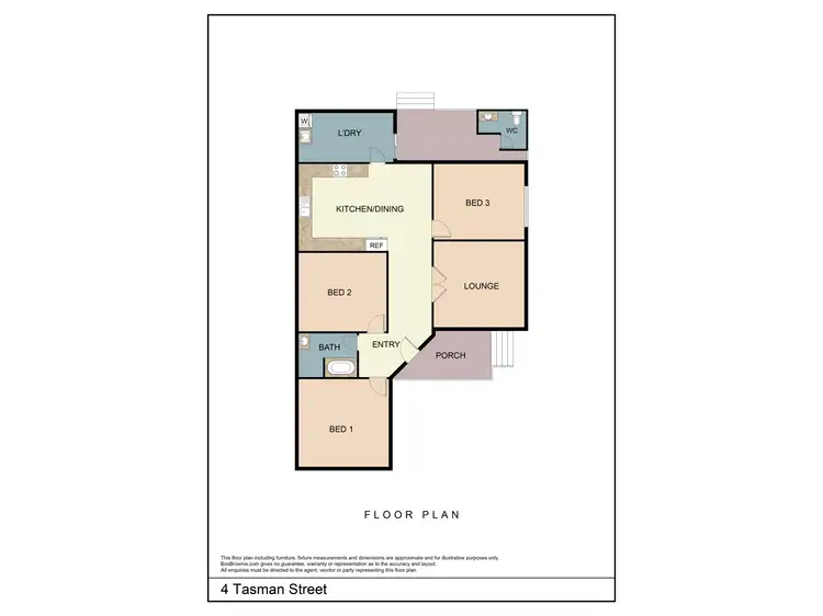 Floorplan of Homely house listing, 4 Tasman Street, Centennial Park WA 6330