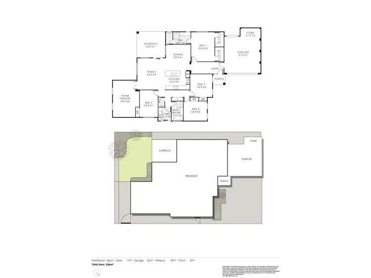 Floorplan of Homely house listing, 18A Durban Street, Belmont WA 6104