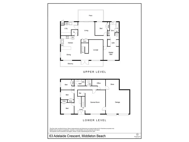 Floorplan of Homely house listing, 63 Adelaide Crescent, Middleton Beach WA 6330